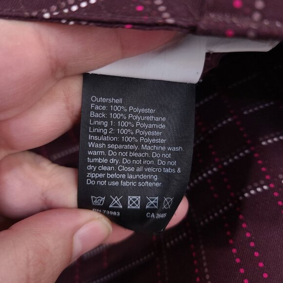 Helly Hansen Womens Snow Pants Size Medium Tech XP Ski Snowboard Purple Vents - Picture 9 of 10